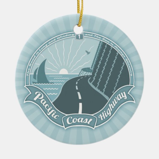 PCH wickelndes Glänzen Keramikornament (Vorne)