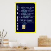 PCI Security Awareness Poster (Küche)