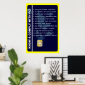 PCI Security Awareness Poster (Heimbüro)