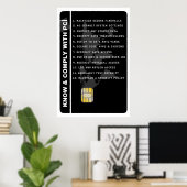 PCI Security Awareness Poster (Heimbüro)