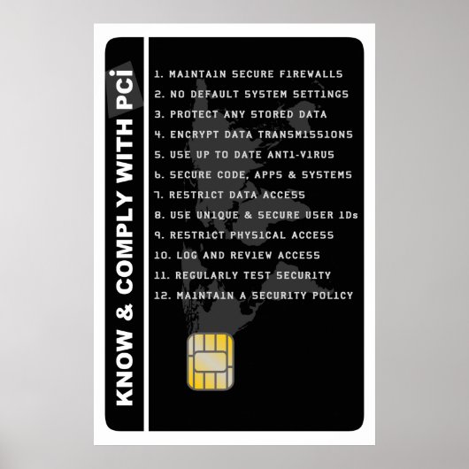 PCI Security Awareness Poster (Vorne)