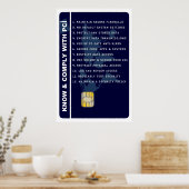 PCI Security Awareness Poster (Küche)
