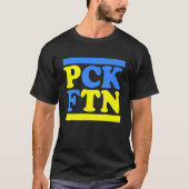 PCK FTN - Puck Futin I steht mit Unterstützung für T-Shirt (Vorderseite)