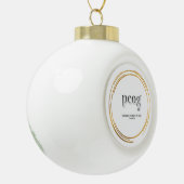 pcog WHISPY GOLD CIRCLES with phrase & scripture Keramik Kugel-Ornament (Links)