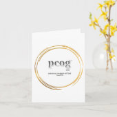 pcog WHISPY GOLD CIRS blank inside; wrds, scriptur Karte (Gelbe Blume)