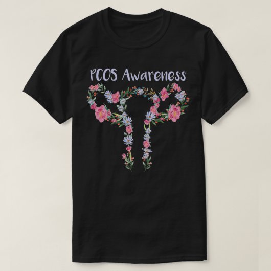 PCOS-Bewusstsein T-Shirt (Design vorne)