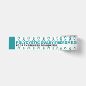 PCOS-Bewusstseins-Musterband Ripsband (Vorderseite)