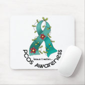 PCOS Blumen-Band Mousepad (Mit Mouse)