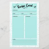 PCOS Friendly Recipe Card (Rückseite)