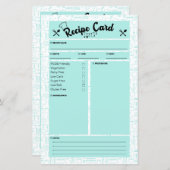 PCOS Friendly Recipe Card (Vorne/Hinten)