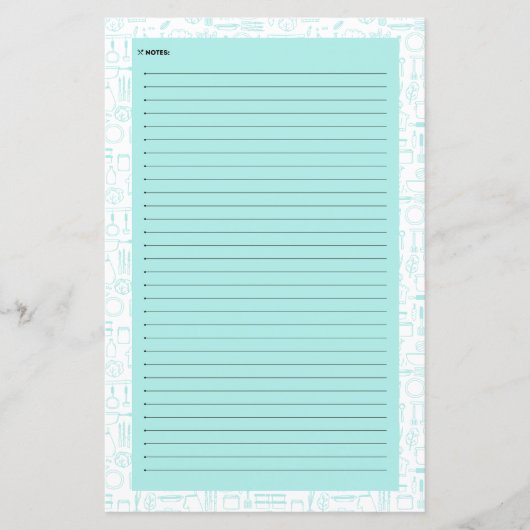 PCOS Friendly Recipe Card Notes (Vorderseite)