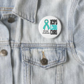PCOS Hope Liebe Cure Ribbon Button (Beispiel)