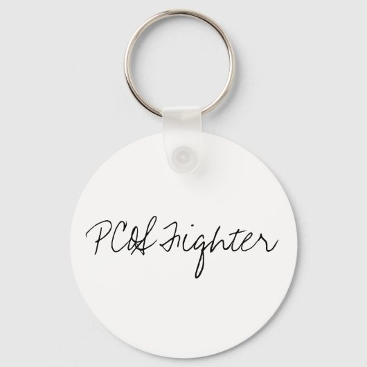 PCOS-Kämpfer Schlüsselanhänger (Vorderseite)
