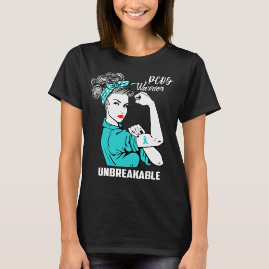 PCOS Krieger unzerbrechlich T-Shirt (Vorderseite)