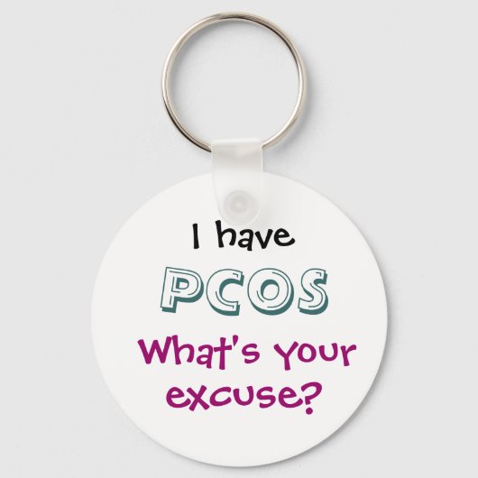 PCOS-Schlüsselanhänger Schlüsselanhänger (Vorderseite)