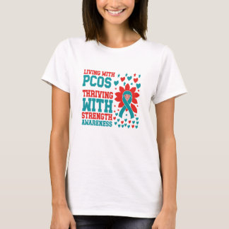 PCOS-Shirt zur Sensibilisierung für die Festigkeit T-Shirt