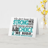 PCOS wie stark wir sind Karte (Gelbe Blume)