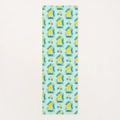 PCOS Yoga Chick Polyzystisches Ovarialsyndrom Aqua Yogamatte (Vorderseite)