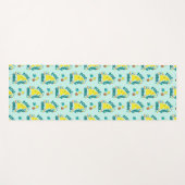 PCOS Yoga Chick Polyzystisches Ovarialsyndrom Aqua Yogamatte (Vorderseite (Horizontal))