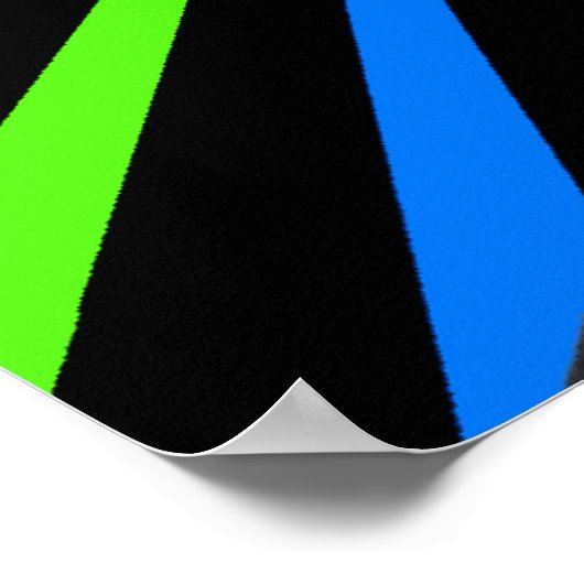 PCowboy-Regenbogenposter Poster (Ecke)