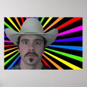 PCowboy-Regenbogenposter Poster (Vorne)
