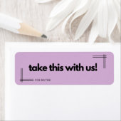 PCS Moving Labels: Elemente, die nicht verpackt we (Insitu)