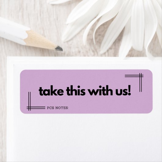 PCS Moving Labels: Elemente, die nicht verpackt we (Insitu)