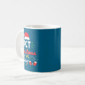 Pct Christmas Crew Fun Patient Care Tech Matching Kaffeetasse (Vorderseite Links)