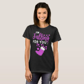 PCT CNA Nurse I'm Falling for You Happy Valentines T-Shirt (Vorne ganz)