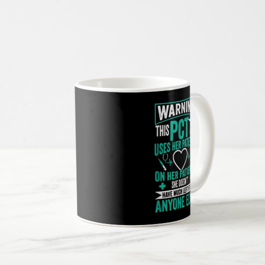 PCT-Krankenpflege - Patient-Pflegetechniker Kaffeetasse (VorderseiteRechts)