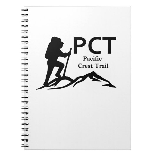 PCT - Pacific Wappen Trail Spiral Foto Notebook Notizblock (Vorderseite)