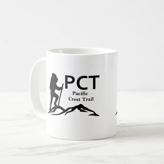 PCT - Pazifischer Wappen Kaffeetasse (Vorderseite Links)
