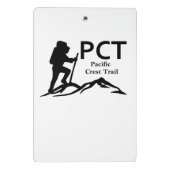 PCT - Pazifischer Wappen Mini Klemmbrett (Rückseite)