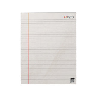 PCTY 8.5 X 11 Notepad Notizblock