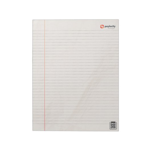 PCTY 8.5 X 11 Notepad Notizblock (Rotiert)