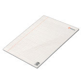 PCTY 8.5 X 11 Notepad Notizblock (angewinkelt)