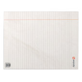 PCTY 8.5 X 11 Notepad Notizblock (Vorderseite)