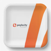 PCTY Paper Teller, 9" Square Paper Plate Pappteller (Vorderseite)