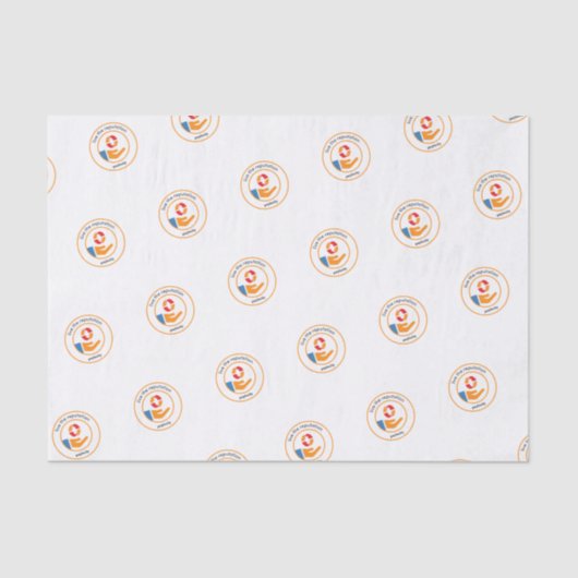 PCTY VALUES Gewebepapier "Live the Reputation" Seidenpapier (Vorderseite)