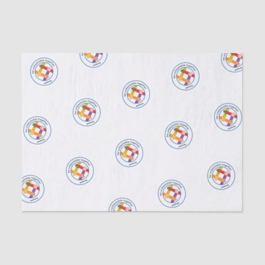 PCTY VALUES Gewebepapier "Sei zusammen unbeschlagb Seidenpapier (Vorderseite)