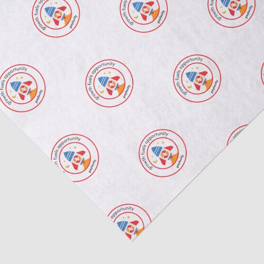 PCTY Values Tissue "Growth Fuel Opunity" Seidenpapier (Ausschnitt)