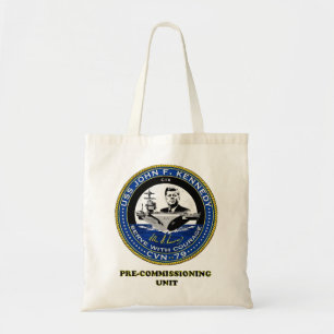 PCU John F Kennedy Patch für leichte Farben Tragetasche