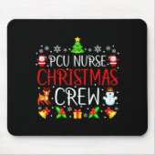 Pcu Nurse Christmas Crew Matching Xmas  Mousepad (Vorne)