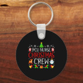 Pcu Nurse Christmas Crew Matching Xmas Schlüsselanhänger (Vorderseite)