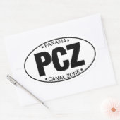 PCZ - Aufkleber für die Panamakanalzone (Umschlag)