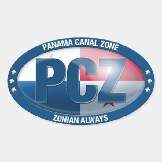 PCZ - Panamakanal-Zone: Zonian Always, Aufkleber (Vorderseite)