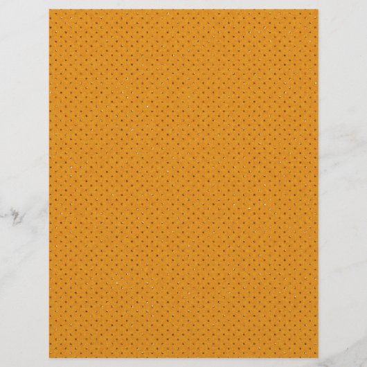 pd11 ORANGE GOLD GLITZER DOTS PATTERN BACKGRUNDS Flyer (Vorne)