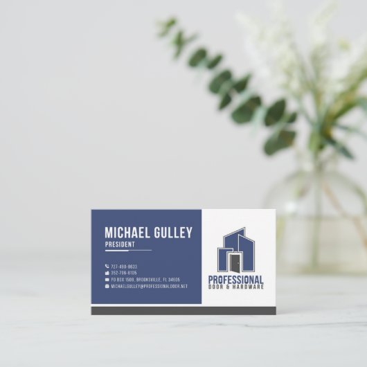 PD&H Business Card - Michael Gulley Visitenkarte (Stehend Vorderseite)