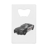 PD Police Academy Grad Graduates Car Geldbeutel Flaschenöffner (Vorderseite)