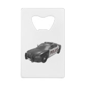 PD Police Academy Grad Graduates Car Geldbeutel Flaschenöffner (Rückseite)